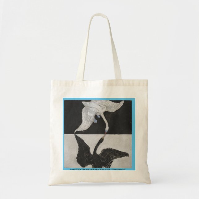 Bolsa Tote Hilma af Klint abstrato art Tote Bag (Frente)