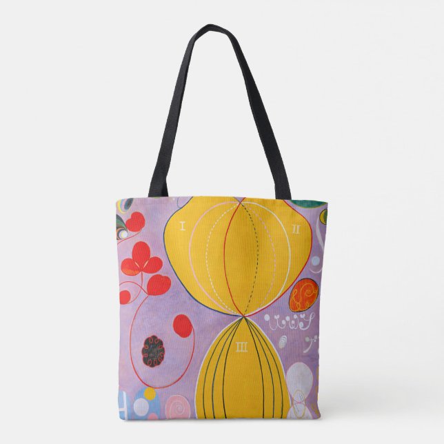 Bolsa Tote Hilma af Klint - O Dez Maior N.º 7 (Verso)