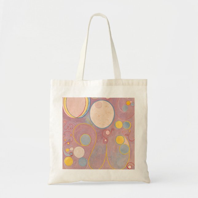 Bolsa Tote Hilma af Klint O Dez Maior No.7 (Frente)