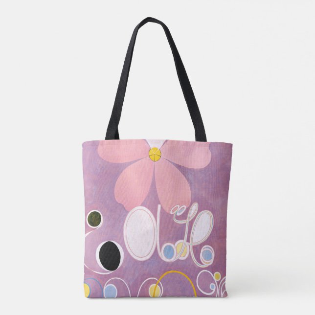 Bolsa Tote Hilma af Klint - Os Dez Maiores Nº 5 (Verso)