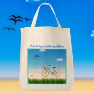 Bolsa Tote Hilton Head Island SC, bicicleta de praia