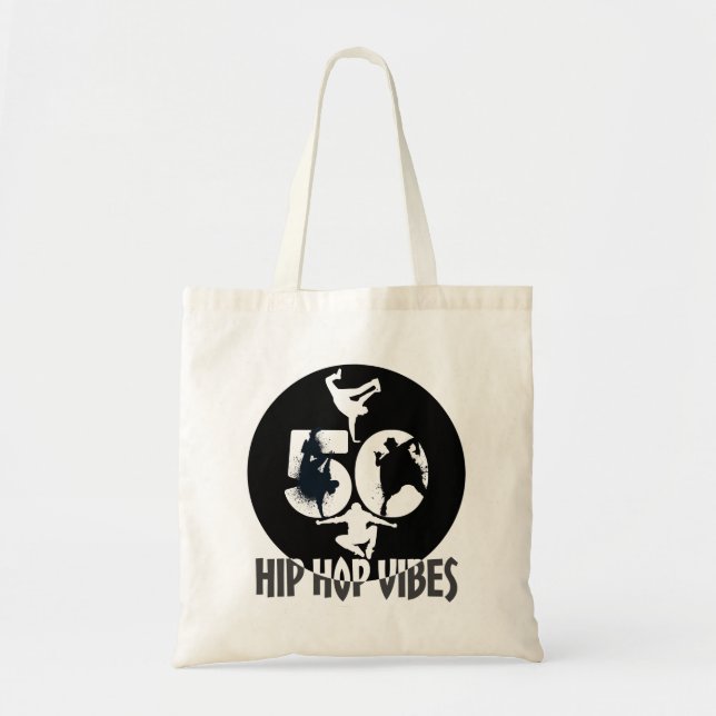 Bolsa Tote Hip Hop Vibes.w (Frente)