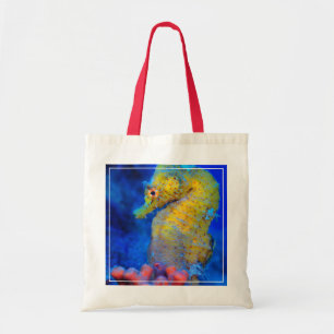 Bolsa Tote Hipocampo brilhante do cavalo marinho