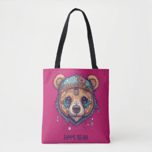 Bolsa Tote Hippie Bear I