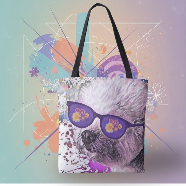 Bolsa Tote Hippie 'Chon o Bichon (Criador carregado)