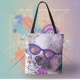 Bolsa Tote Hippie 'Chon the Bichon
