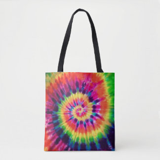 Bolsa Tote Hippy Peace Retro 60s Tie Dye