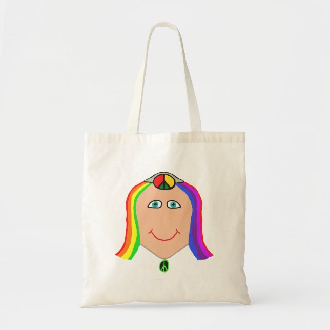 Bolsa Tote Hippy Smile (Frente)