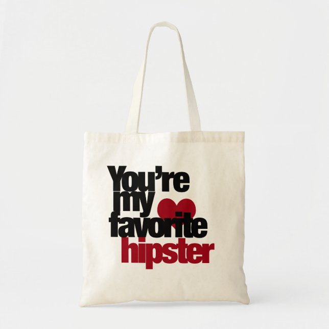 Bolsa Tote Hipster Favorito (Frente)
