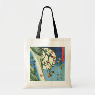 Bolsa Tote Hiroshigue Moon Sobre Uma Boca-Água Bela Arte Japo