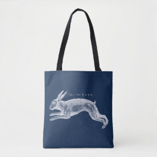 Bolsa Tote História Natural Antiquada Arte A Lebre