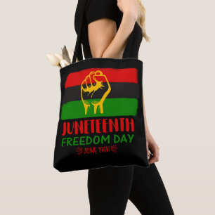 Bolsa Tote História Negra do Dia da Liberdade