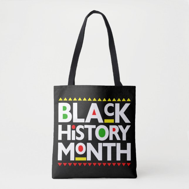 Bolsa Tote História Negra Mês Melanin Bruh Sista Rainha (Frente)