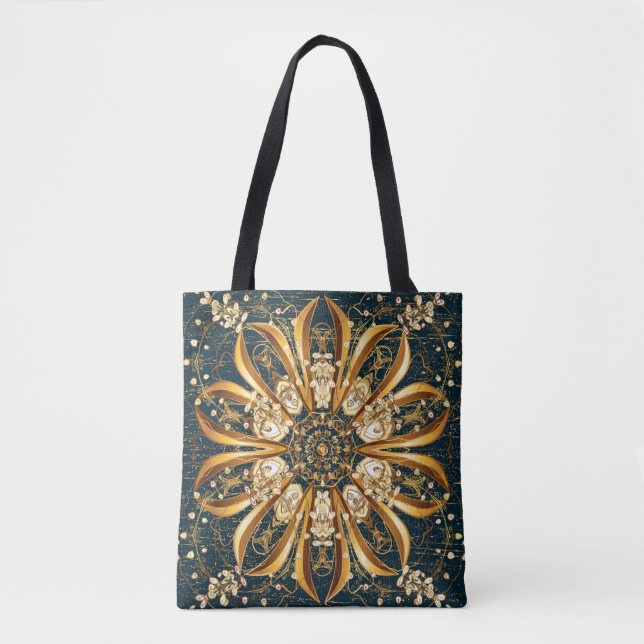 Bolsa Tote Historial clássico da colheita. Golde clássico sem (Frente)