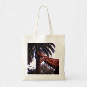 Bolsa Tote Histórias da Girafa Alta Sob a Palmeira,