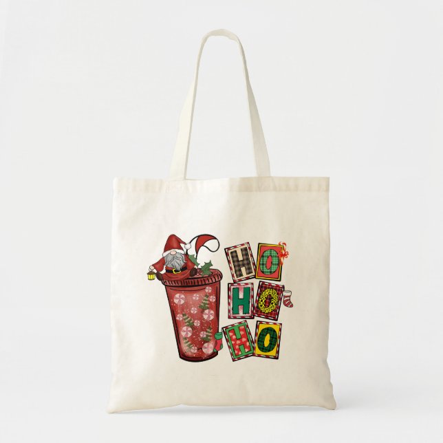 Bolsa Tote Ho Ho Chirstmas Gnomo (Frente)