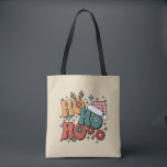 Bolsa Tote Ho Ho Ho Christmas Ugly Xmas Santa Hat Groovy<br><div class="desc">Ho Ho Ho Christmas Ugly Xmas Santa Hat Groovy</div>