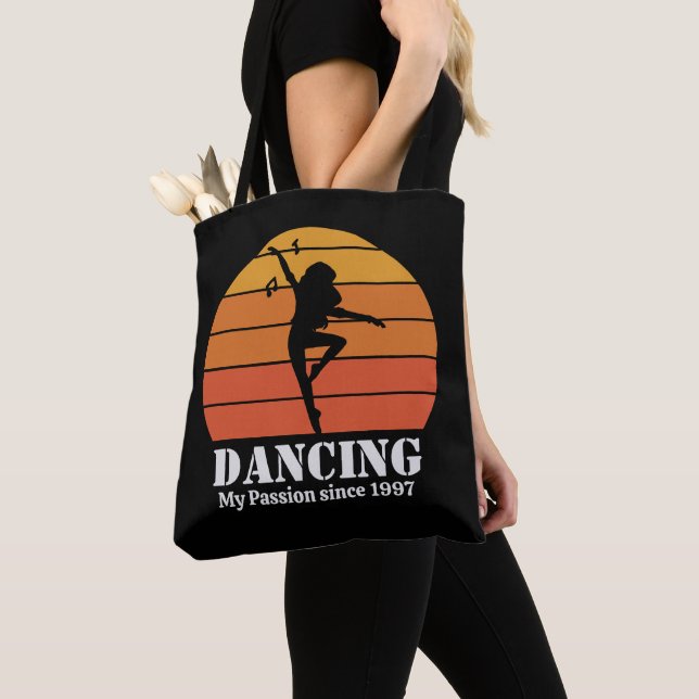 Bolsa Tote Hobby Retrosodominal de dança Personalizar (Close Up)