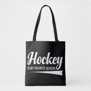 Bolsa Tote Hockey É Minha Época Favorita