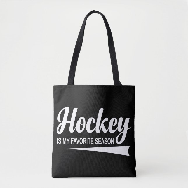 Bolsa Tote Hockey É Minha Época Favorita (Frente)