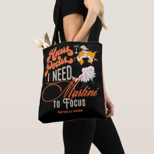 Bolsa Tote Hocus Pocus Martini Para Focar O Presente Bruxo No