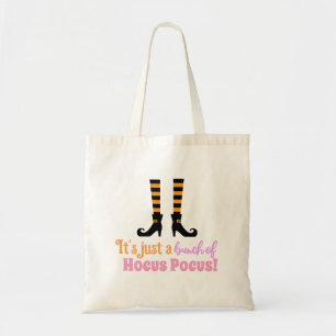 Bolsa Tote Hocus Pocus Modern Halloween Laranja Citação