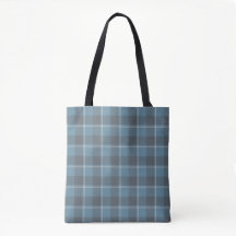 Hoki Blue and Shuttle Gray Plaid
