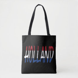 Bolsa Tote Holanda sobreposta na Holanda Flag no stcnt bk