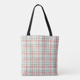 Bolsa Tote Holiday Gingham - Cheerful