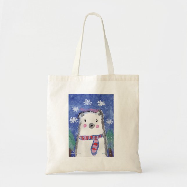 Bolsa Tote Holiday Magic - Kids Art for CHOC (Frente)