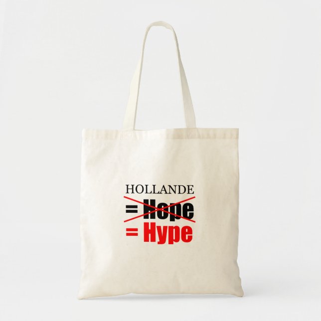 Bolsa Tote Hollande Não Esperança, mas Hipe Tote Bag (Frente)