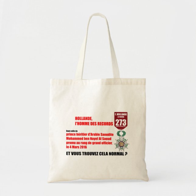 Bolsa Tote Hollande Record Legion d'Honneur - Tote Bag (Frente)