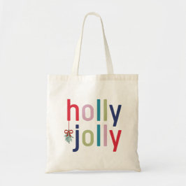 Bolsa Tote Holly Jolly Christmas
