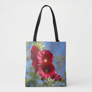 Bolsa Tote Hollyhocks por todo o saco