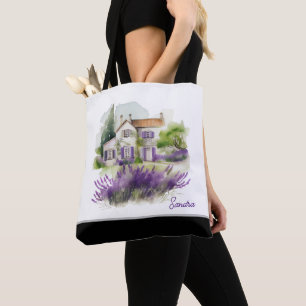 Bolsa Tote Home Page do País da Aquarela