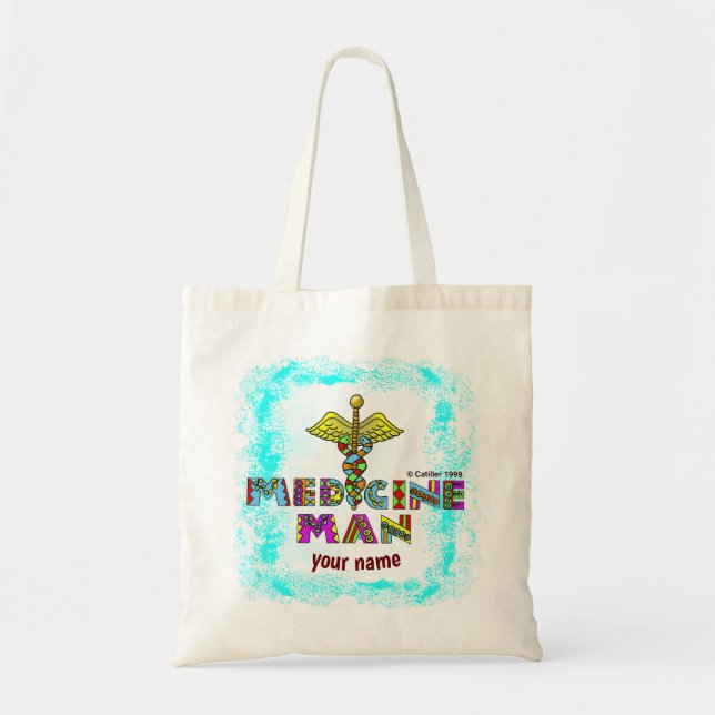 Bolsa Tote Homem da medicina (Frente)
