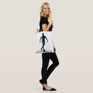 Bolsa Tote Homem de futebol com bola