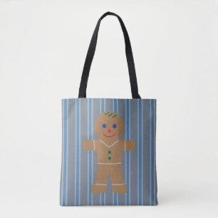 Bolsa Tote Homem de Gingerpão de Diversão e Rico