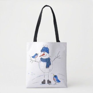Bolsa Tote Homem de neve de pernas longas