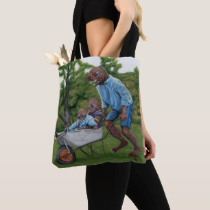 Bolsa Tote Homem de Peixes de outono Fantasia Arte Gráfico To