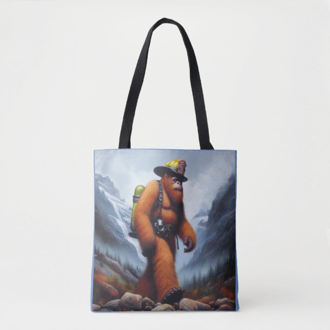 Bolsa Tote Homem-Fogo Quente (Frente)
