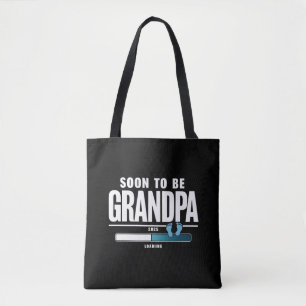 Bolsa Tote Homem Prestes a Ser Avô EST. 2025 Novo Avô