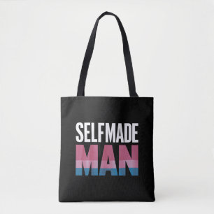 Bolsa Tote Homem Transgênero Transgênero Bandeira do Orgulho 