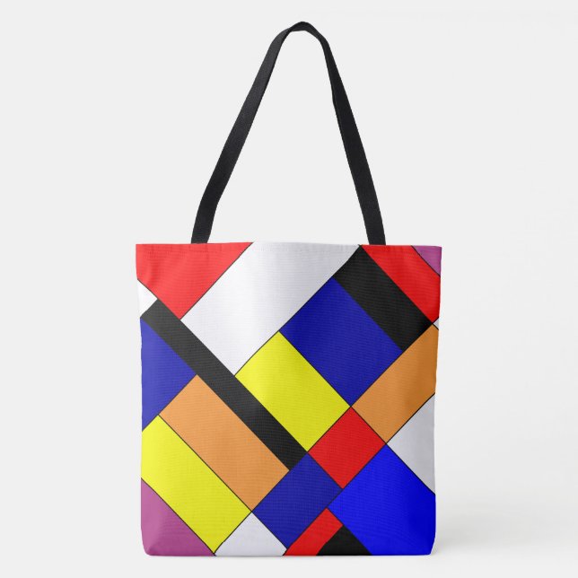 Bolsa Tote Homenagem a Mondrian (Frente)