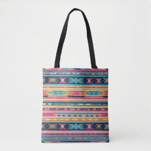 Bolsa Tote Homenagem Nativa Americana ao Abstrato S13