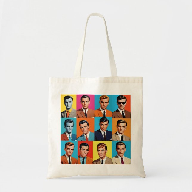 Bolsa Tote Homens dos anos 60 (Frente)
