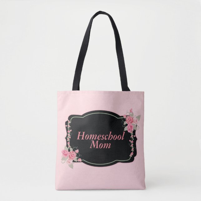 Bolsa Tote Homeschool Mãe Glamor (Frente)
