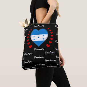 Bolsa Tote Honduras Flag e Heart Honduras Flag/sport