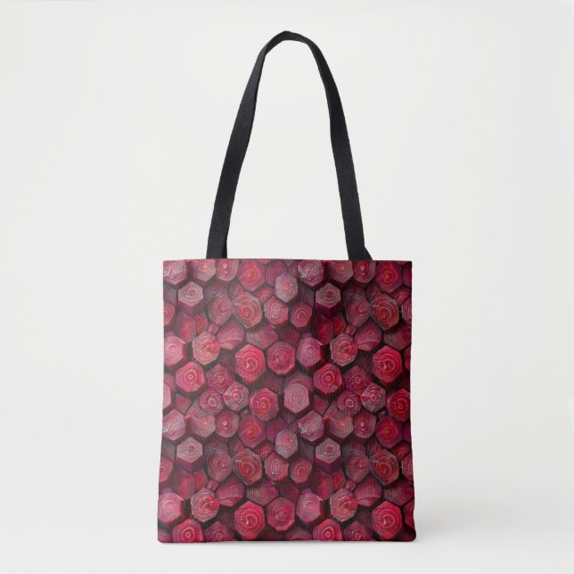 Bolsa Tote Honeycomb Beetroots (Frente)