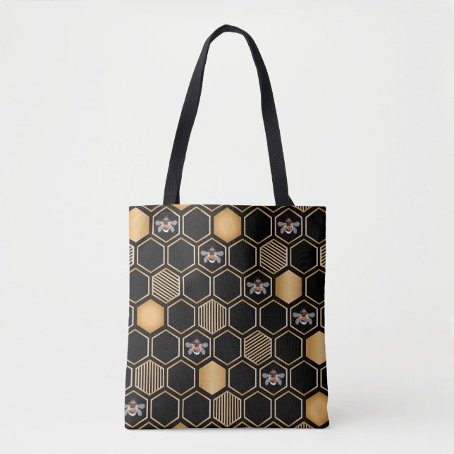 Bolsa Tote Honeycomb Pattern (Frente)